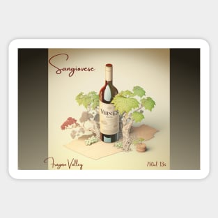 Sangiovese wine label Sticker